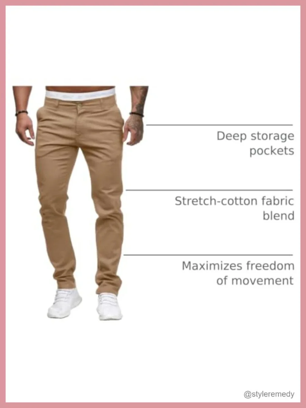 Men's Skinny Stretch Denim Jeans Casual Straight Fit Pants